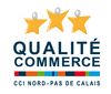 Label Qualité Commerce de la CCI du Nord pas de Calais pour la démarche qualité de l'accueil et du service proposé