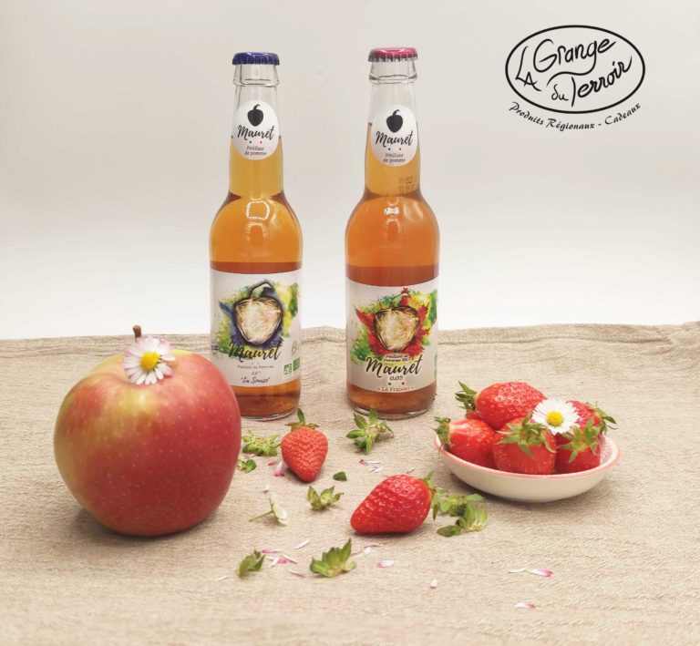 Les jus de pomme pétillant Mauret