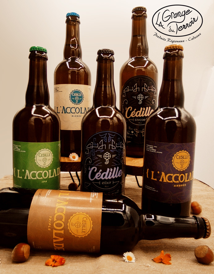 Les bières de la brasserie Cédille