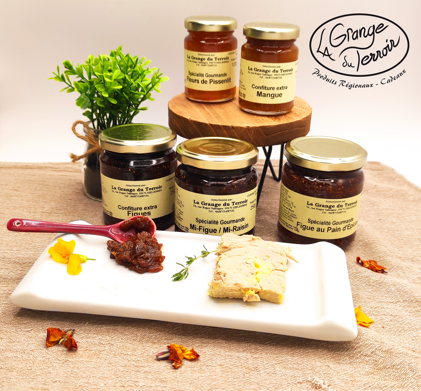 Les confitures spéciales foie gras