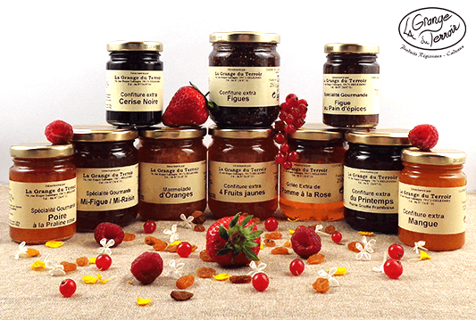 Confitures aux fruits