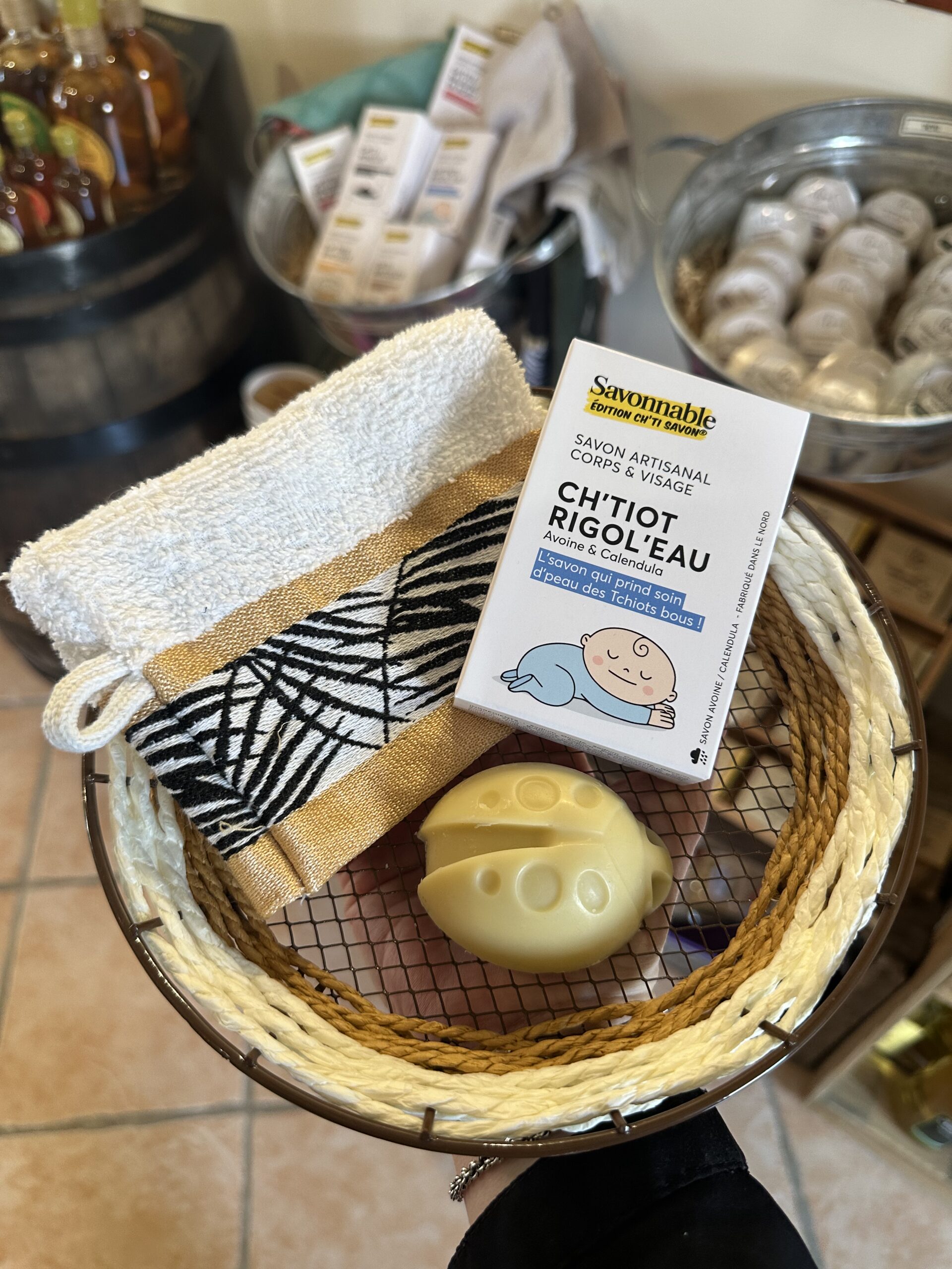 Savon artisanal corps & visage Ch'tiot rigol'eau