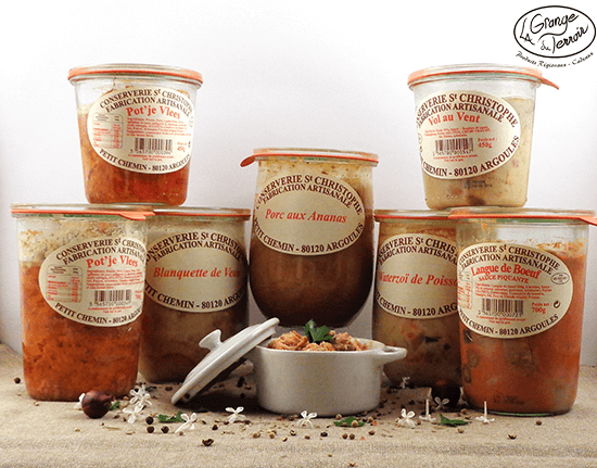 Les plats cuisinés de la Conserverie St Christophe