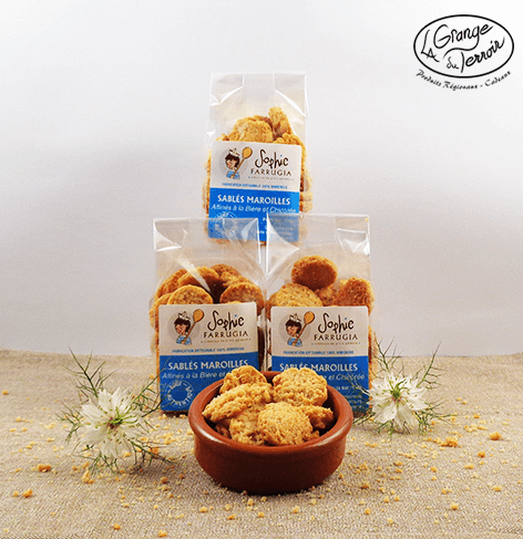 Les biscuits au Maroilles de Sophie Farrugia