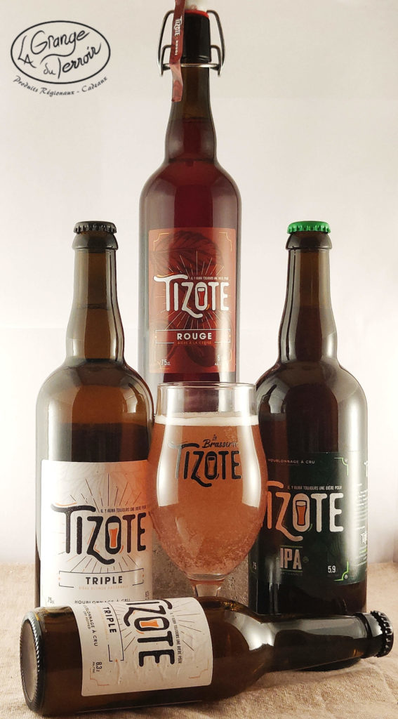 Les bières de la brasserie Tizote